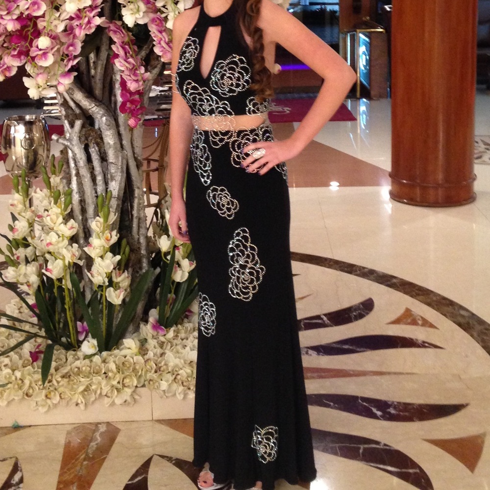 Jovani black evening gown